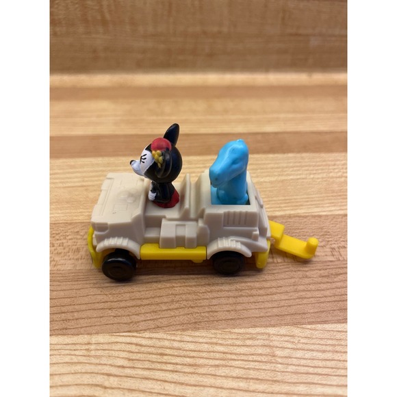 McDonalds Runaway Rail Minnie Mouse Dinosaur Attraction Toy 2020 4" Walt Disney - Picture 2 of 5